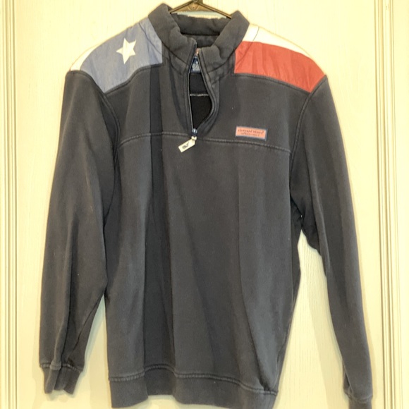 Men’s Vineyard Vines Texas Flag Pullover- Large - Picture 2 of 4